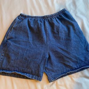 Denim shorts